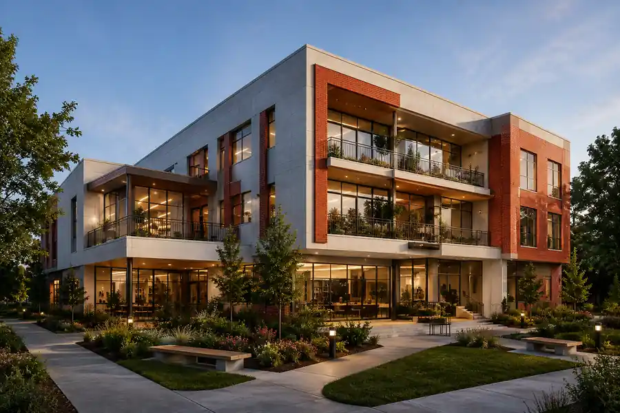 Institutional Campus educational building project by M Studio
