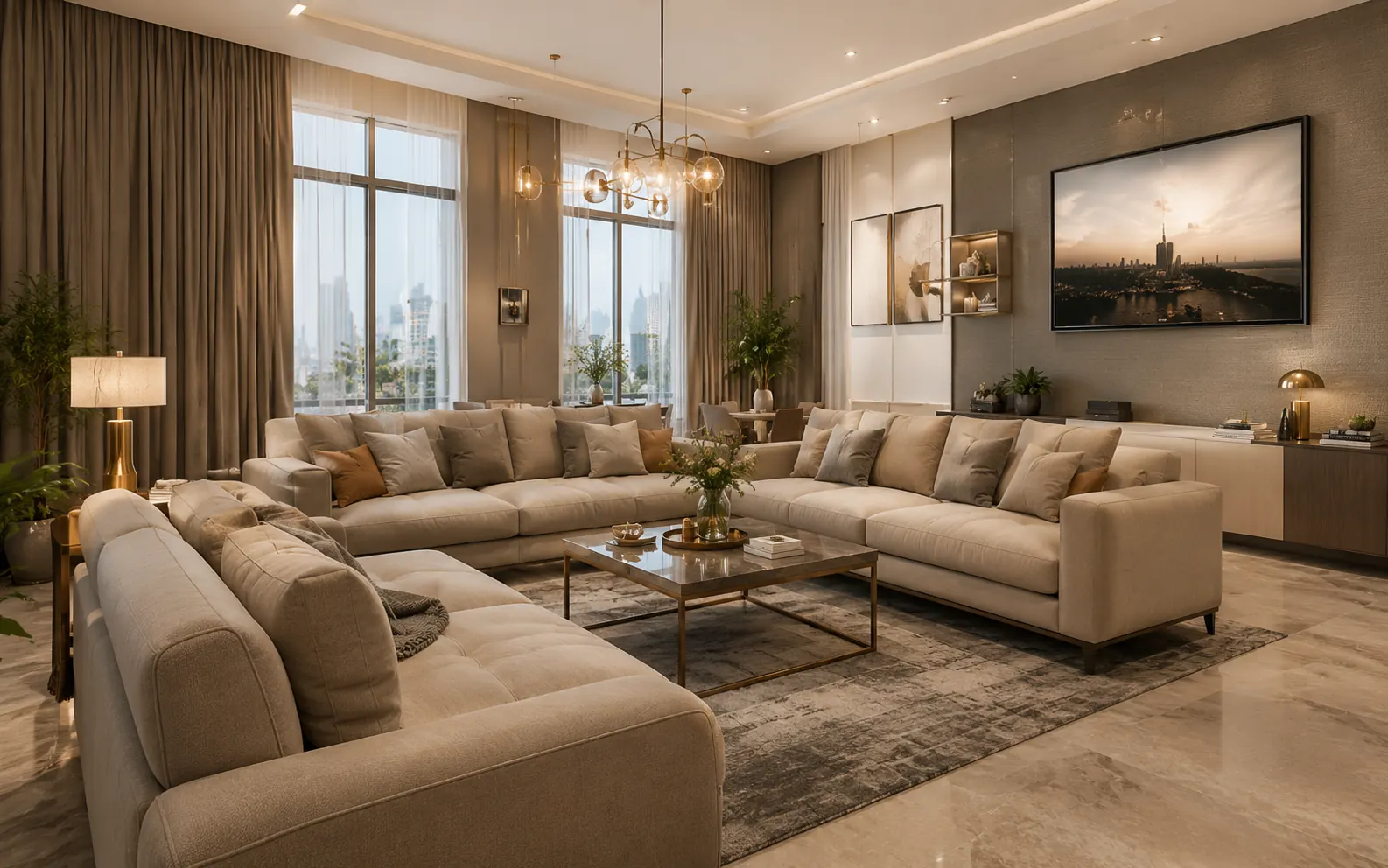 Existing apartment upgrade and renovation design by M Studio