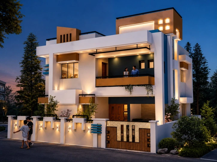 Minimalist urban residence architecture by M Studio