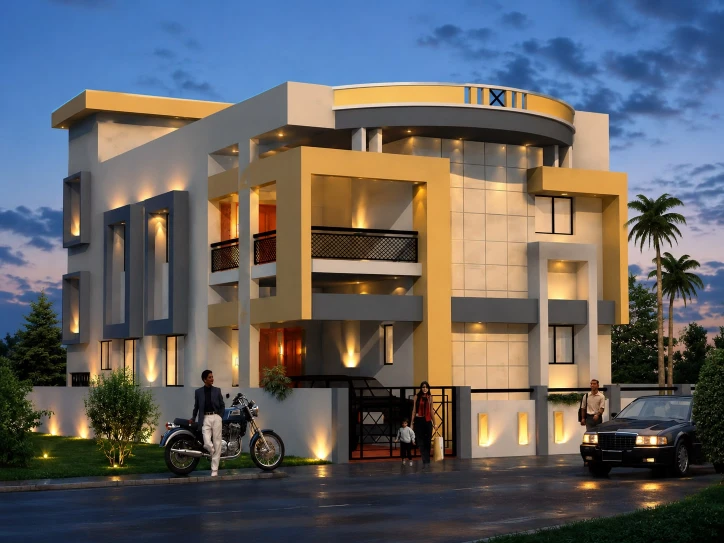 Contemporary commercial building architecture by M Studio