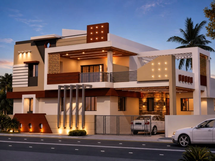 Tropical contemporary villa architecture by M Studio