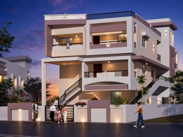 Elevated modern residence architecture by M Studio
