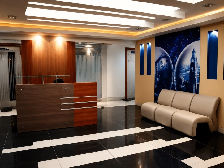 Executive reception lounge interior by M Studio