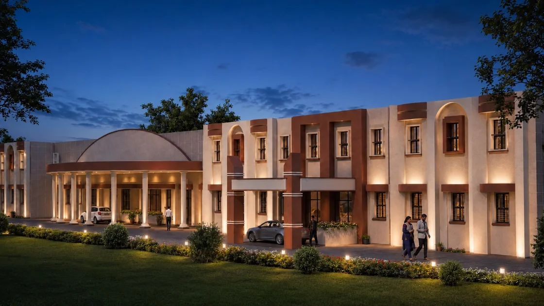PVP College Building institutional design project by M Studio