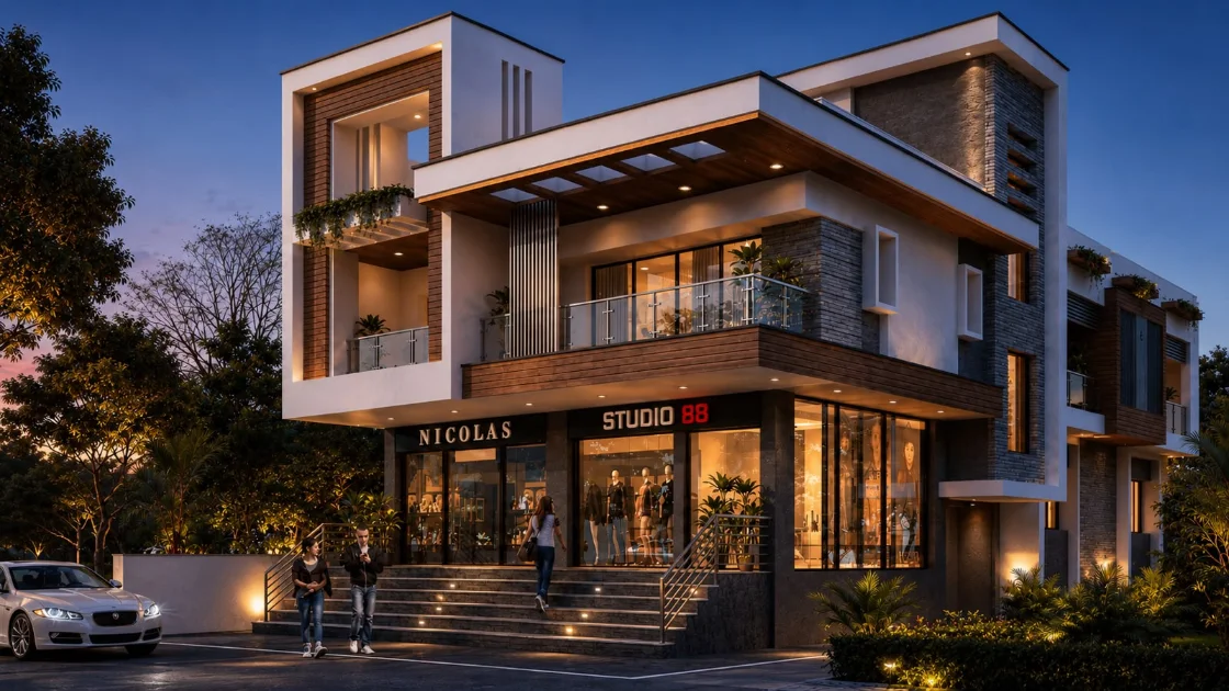 Institutional Campus educational building project by M Studio