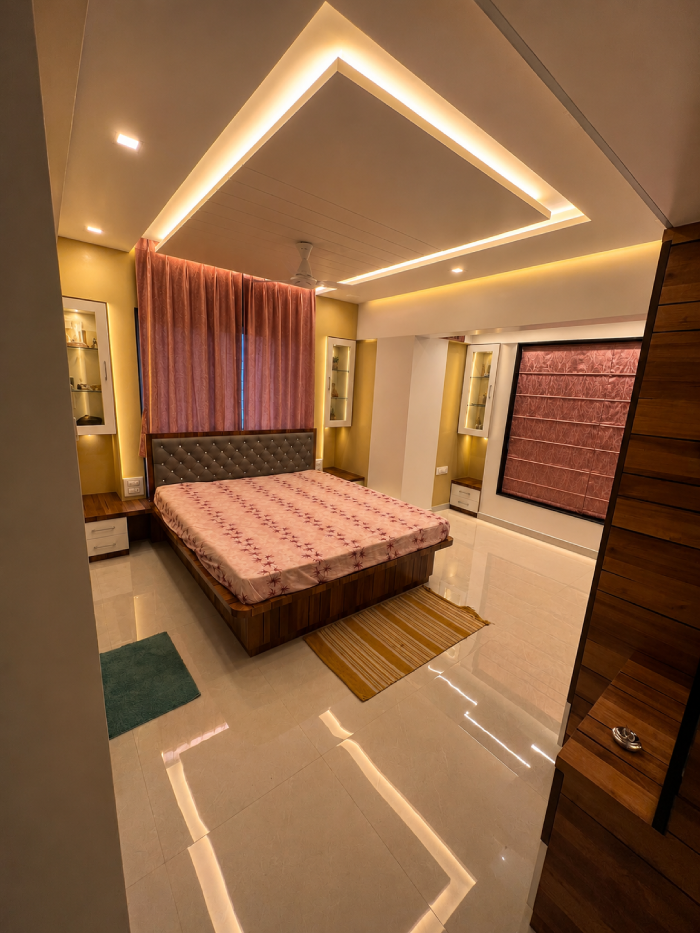 Living room interior designed by Mulate Design Studio
