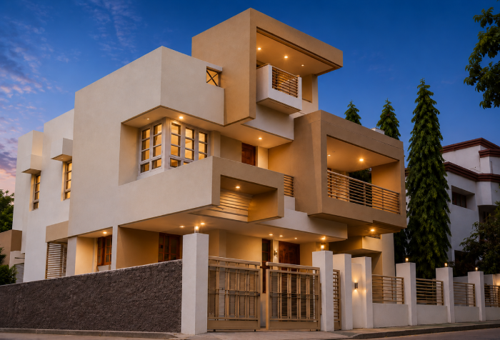 Modern residential villa designed by M Studio